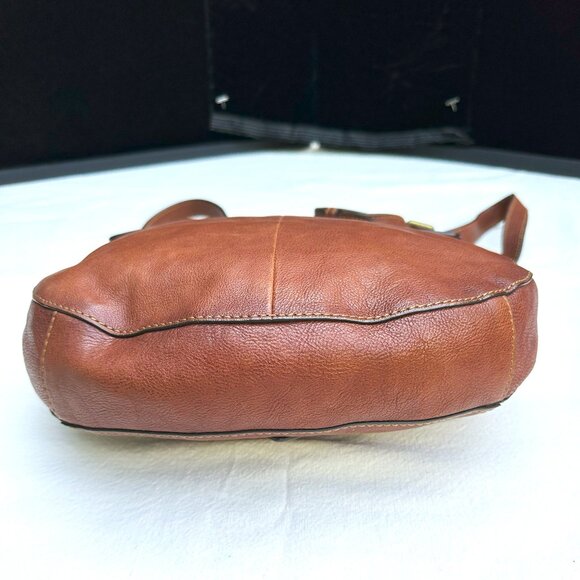 Frye Cognac Leather Lucy Crossbody Bag - NWOT - Picture 5 of 8